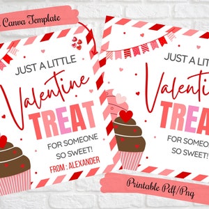 Nur eine kleine Valentinsfestlichkeit für jemanden süß, Valentinstag süße Leckerei, Süßigkeiten Geschenkanhänger für Lehrer, Mitarbeiter, Freunde, PTO bearbeitbare Vorlage