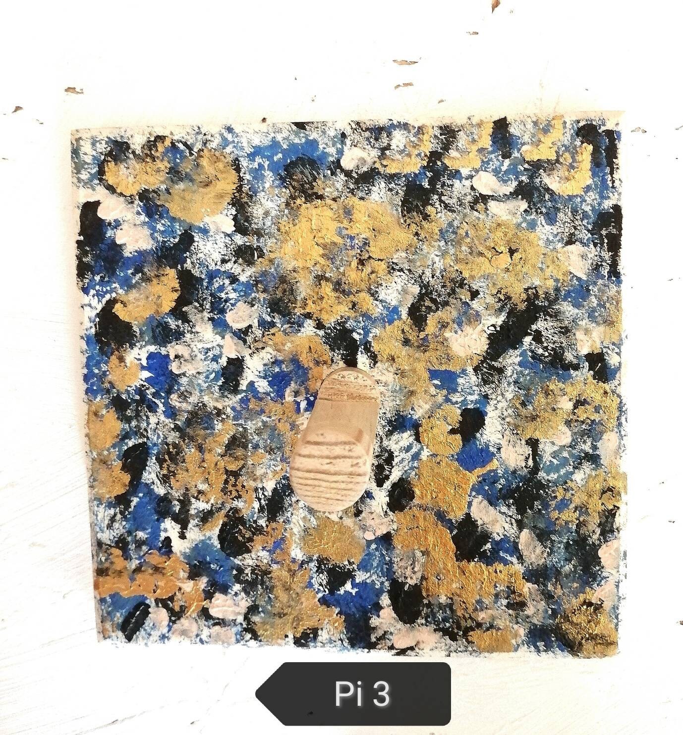 Patère Murale Impression Pi3 Contreplaqué Peinte à La Main