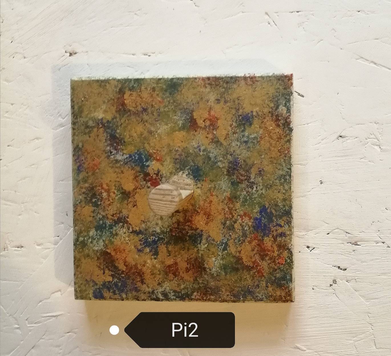 Patère Murale Impression Pi2 Contreplaqué Peintf A La Main