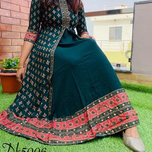 plus size anarkali kurti