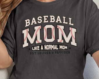 Baseball Mom PNG for Shirts, Varsity Style & Retro Design, Digital Sublimation File, Sports Team Season, Best Seller T-Shirt Design