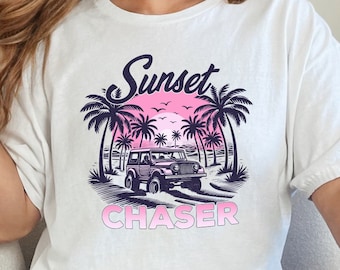 Sunset Chaser PNG, Summer Vibes, Retro Summer, Trendy Summer PNG, Beach Vibes, Beach PNG, Aesthetic Summer, Funny Sarcastic