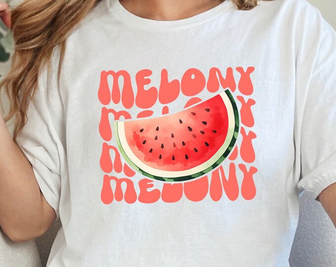 Melon Watermelon PNG, Summer Sublimation Design Download, Melony Summer Vibes Graphics, Vacation Digital Print, Fruit & Funny Quotes