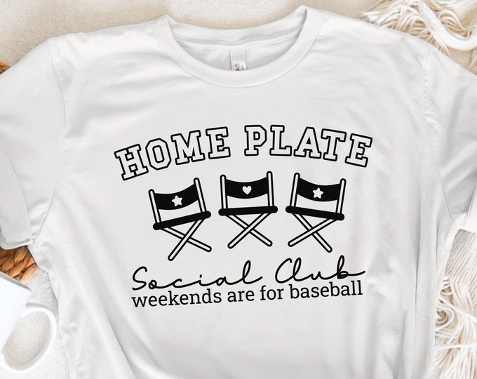 Home Plate Social Club SVG/PNG, Weekends Are For Baseball, Baseball Mom Digital Download, Softball TShirt Design Baseball Family Sublimation