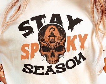 Stay Spooky PNG, Retro Halloween Png, Skeleton Png, Spooky Season, Halloween Skeleton, Sublimation Design, Funny Pumpkin Png, Skeleton
