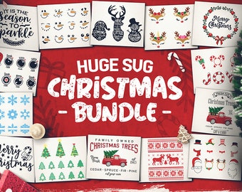 Christmas Sayings SVG Bundle - Christmas Quote SVG - Holiday Sayings svg - Merry Christmas SVG - Silhouette Cameo dxf - Cut Files for Cricut
