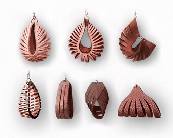 Free Free 304 Flower Leather Earrings Svg SVG PNG EPS DXF File