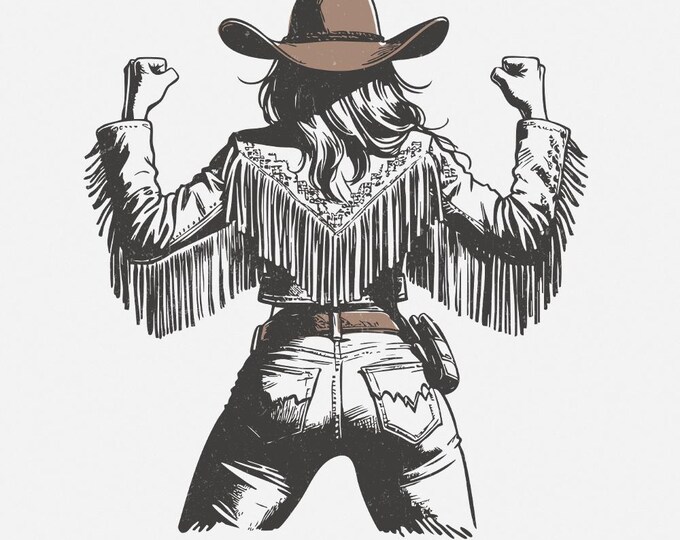 Rustic Cowgirl PNG, Vintage Style PNG, Western Design, Howdy Honey, Cowgirl Sublimation, Desert Western PNG, Trendy Digital Download