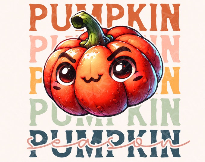 Retro Pumpkin Season Png, Fall Vibes Png, Autumn Pumpkin Png, Pumpkin Designs, Spooky Season Pumpkin, Pumpkin Sublimation, Halloween Png