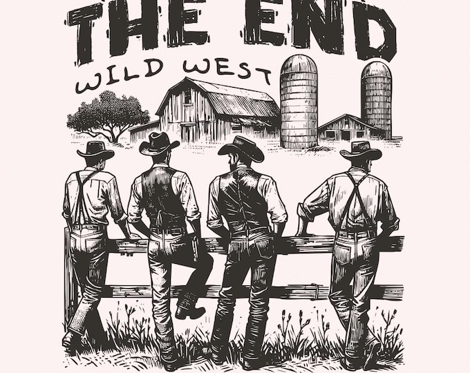 Western PNG Digital Download, Rodeo Cowboy png, Country Cowboy Sublimation DTF PNG, Trendy Western Designs, Wild West Png