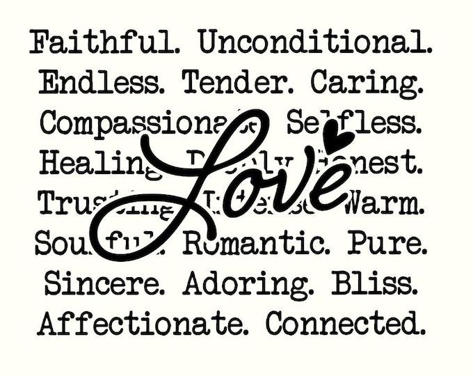 Love Words png png, Romantic Valentines Day png, Love Definition Sublimation, Kind Words & Love never fails png, Christian Valentine Design