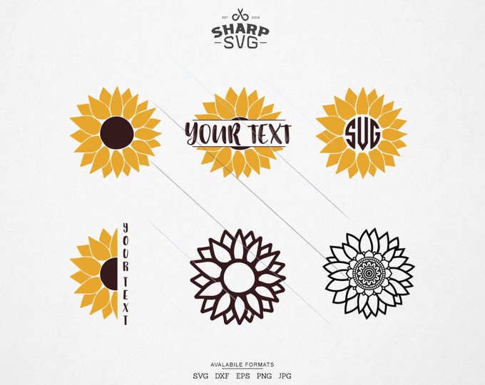 Sunflower SVG - Sunflower tumbler SVG - Sunflower mom SVG - mandala svg - Summer time svg - For Cricut, Silhouette and more