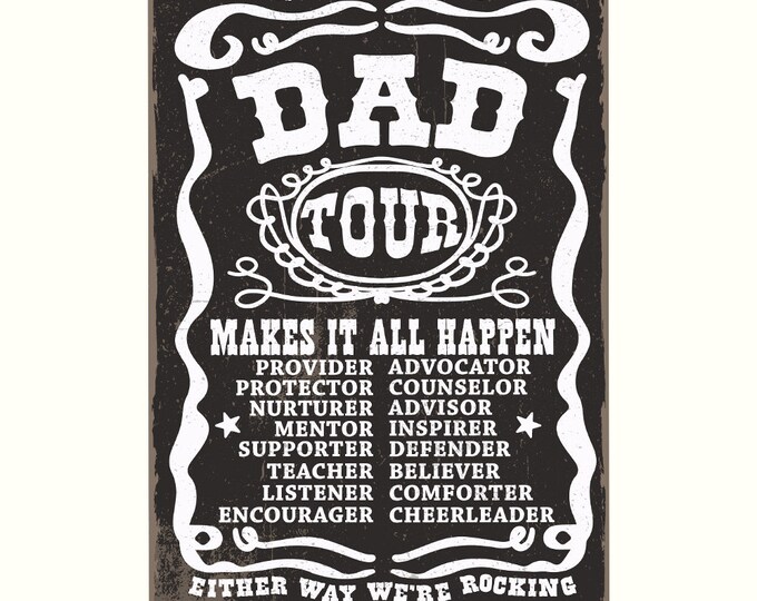 Fatherhood Tour PNG, Whiskey Dad Shirt Design, Happy Fathers Day, Vintage Label, Dad Quotes, Printable, Sublimation File, Digital Download