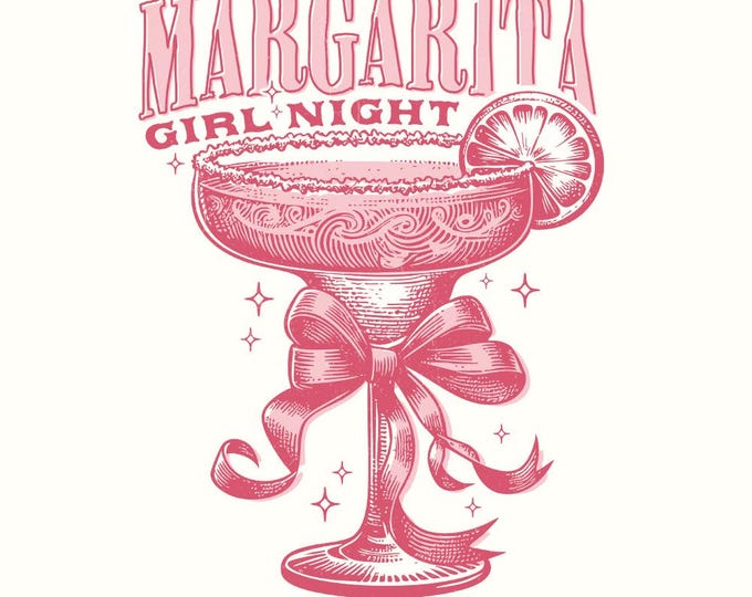 Margarita Girls Night PNG, Valentine Clipart, Trendy Vday Sublimation, Pink Cocktail PNG, Retro Valentine's Day, Girls Club Design, Love PNG