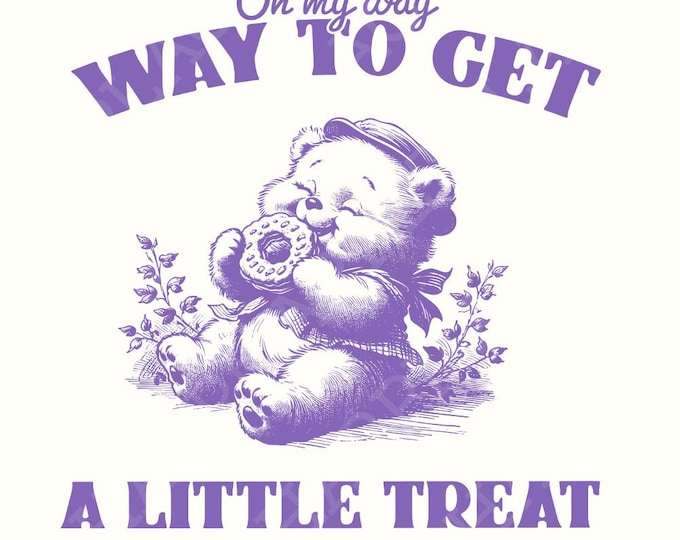 Little Treats PNG, Funny Quotes Treat png, Sarcastic Snarky png, Sarcasm PNG, 99 Problems png PNG, Cute Bear Shopping, Instant Download