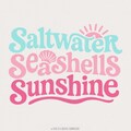 Saltwater Seashells Sunshine Png, Summer png, Beach png, Vacation png, Summer Shirt png, Summer Design, Beach Png, Summer Sublimation product logo