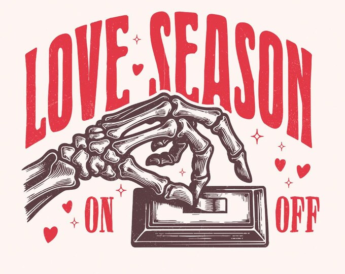 Love Season PNG, Valentine Png, Valentines Day png, Love Sublimation Design, Retro Valentine PNG, Heart PNG, Digital Download, Cupid png