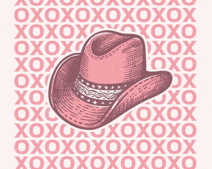 Western Valentines Day PNG, Sublimation Design, Retro Valentine png, Love png, Cowgirl PNG, XOXO png, Digital Download, Groovy Valentines