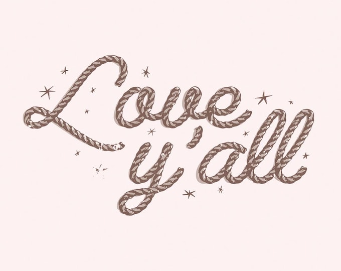 Love Y'all PNG, Western Valentines png, Cowgirl Valentines PNG, Cowboy Valentines png, Valentines Day png, Love png, XOXO Sublimation
