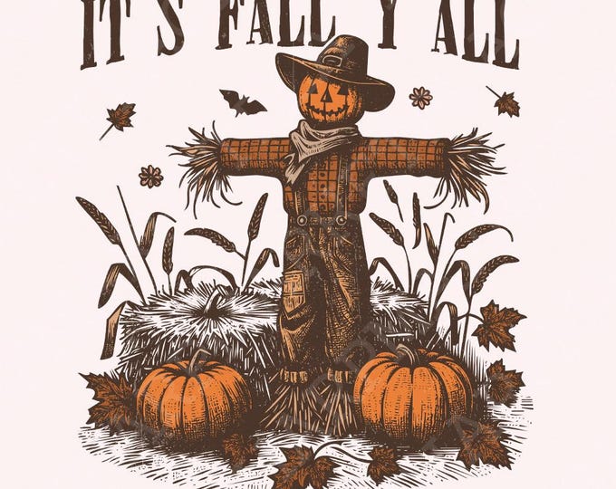 Its Fall Yall PNG, Fall Digital Download, Fall Png, Pumpkin png, Sublimation Design, Autumn Leaves png, Halloween Design, Thanksgiving png