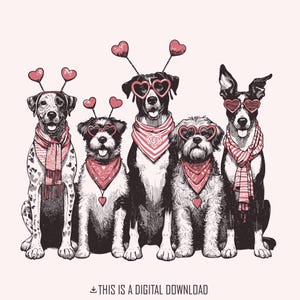 Valentines Dog PNG, Dog Lover PNG, Valentine’s Day PNG, Love png, Dog Sublimation Design, Cute Dog png, Animal Valentine