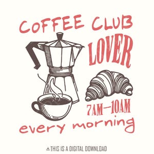Amante del club de café PNG, Café de moda PNG, Amante del café PNG, Amante del café helado, Diseño de sublimación, Coqueta PNG, Club social png