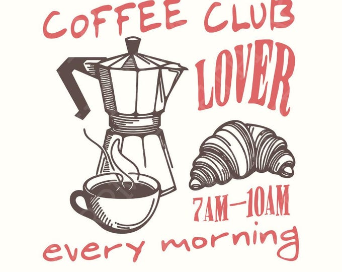 Coffee Club Lover PNG, Trendy Coffee PNG, Coffee Lover PNG, Iced Coffee Lover, Sublimation Design, Coquette png, Social Club png