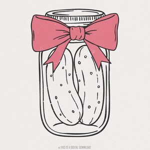 Coquette Pickle PNG, Pickle Lover Art, Cherry Bow PNG, Soft Girl Era, Pink Bow, Aesthetic Decor, Social Club PNG, Groovy Valentine Design