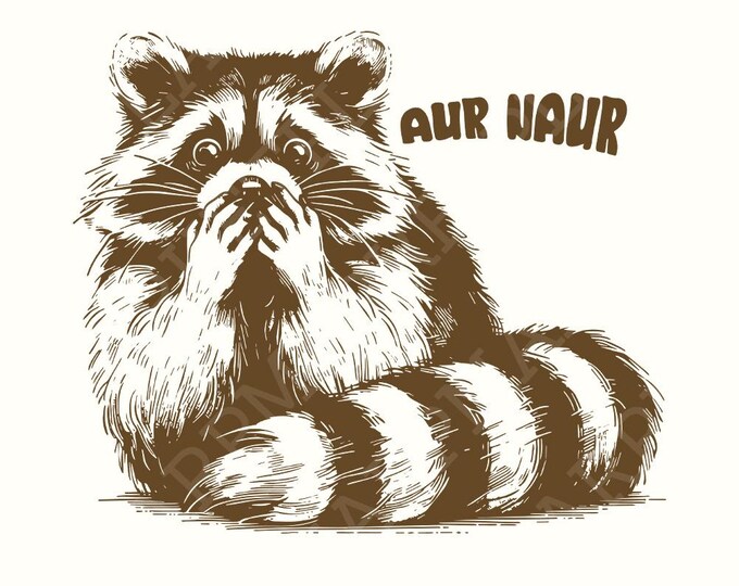 Funny Raccoon PNG, Cute Racoons Sublimation Design, Trash Panda png, Feral Raccoon Clipart, Sarcastic Snarky PNG for Shirts, Summer Retro