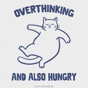 Overthinker PNG, grappig citaat sarcastische png, humoristisch sarcastisch shirtontwerp, Retro Varsity Mental Health, Cricut Cut-bestand, Racoon Lover
