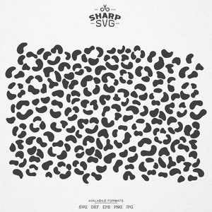 Leopard SVG - Leopard Print SVG - Print Pattern SVG - cheetah print svg - For Cricut, Silhouette and more