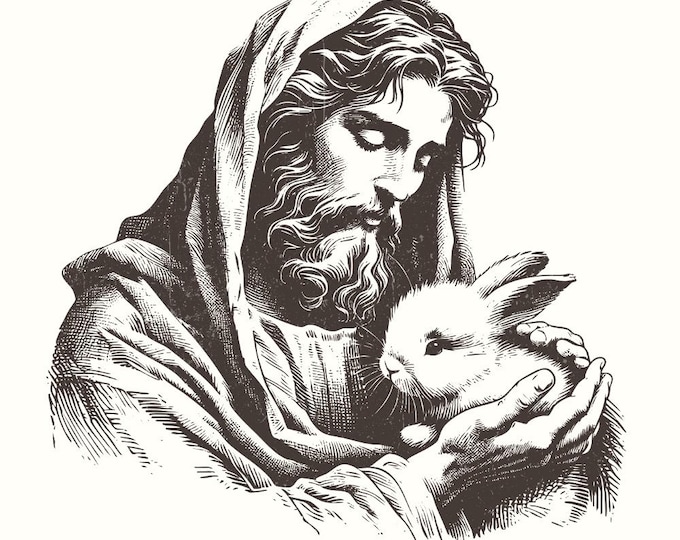 Jesus PNG, Easter Bible Verse, He Is Risen, Easter Shirt PNG, Easter Sublimation Design, Easter Bunny, Jesus Easter Digital Art