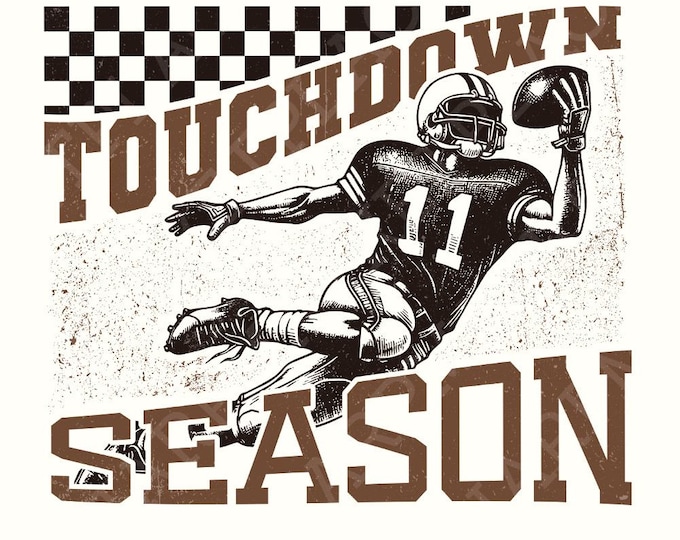 Touchdown Season PNG, Football Season, Football Mom PNG, Game Day png, Football PNG, Sports png