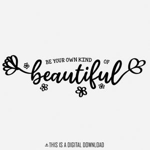 Wees je eigen soort mooie png, inspirerend positief citaatbestand, png voor POD, downloaden, mooi citaat, png