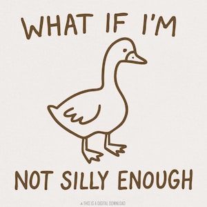 Koszulka Silly Goose PNG, Zabawna koszulka z memem Goose, Unisex Mężczyźni Kobiety Prezent, Dziwaczna koszulka z memem PNG, Grafika Bird Nerd, Trendy Plik Cyfrowy