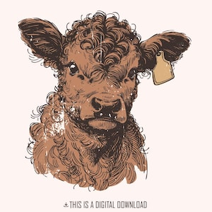 Highland Cow PNG, Desert Western png, Camicia Western PNG, Cowgirl Western png, Stile Vintage PNG, Rustic Farmhouse, Farmhouse png