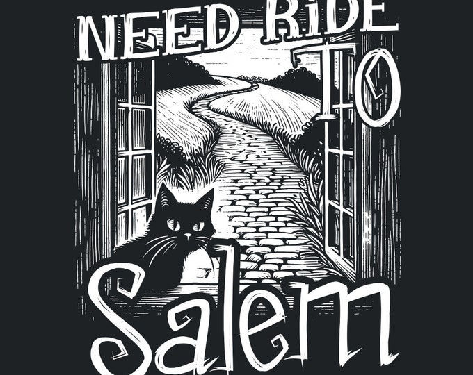 Need Ride to Salem PNG, Halloween Ghost png, Spooky png, Funny Halloween png, Cute Ghost png, Retro Halloween png, Halloween Design, Ghost