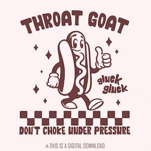 Throat Goat PNG, grappig ontwerp, digitale download, volwassen sarcastisch, hotdog ontwerp, liefde is liefde, alleen ontwerp