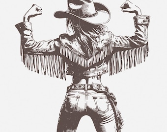 Cowgirl PNG, Vintage Style PNG, Western Design, Howdy Honey, Cowgirl Sublimation, Desert Western PNG, Trendy Digital Download
