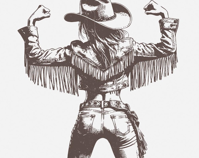 Cowgirl PNG, Vintage Style PNG, Western Design, Howdy Honey, Cowgirl Sublimation, Desert Western PNG, Trendy Digital Download