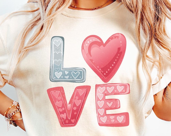 Retro Love Heart PNG, Groovy Valentine png, Valentines Day PNG, Love Heart png, Sublimation png, Retro Valentine PNG, Love png, Heart png