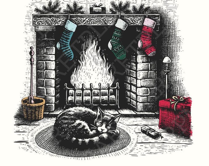Meowy Christmas Png, Funny Christmas Png, Christmas Cat Png, Cat Lover Png, Retro Holiday Png, Vintage Cat, Christmas Digital Download