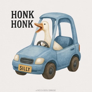 Funny Silly Goose PNG File, Goose with Knife Design, Digital Download, png for POD, Instant Download, Trendy Design