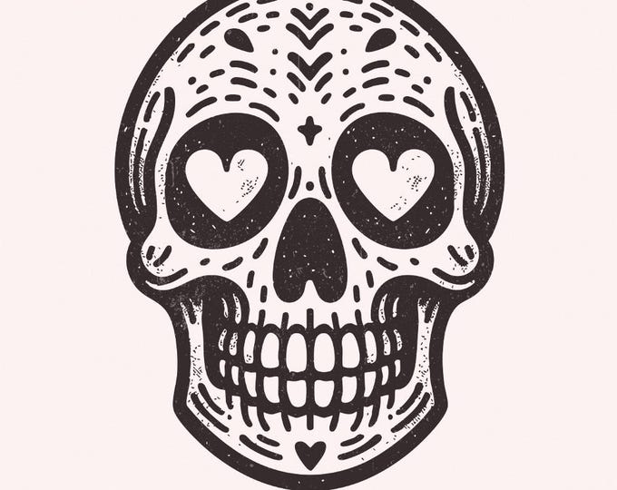 Valentine Skull PNG, Gothic Valentine Design, Love Never Dies, Trendy Anti Valentines Day, Romantic Skull Art, Sublimation Design