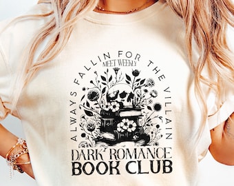 Dark Romance Book Club PNG, Book Lover, Bookish Png, Smut Lover Gift, Dark Romance Book, Spicy Book Lover, Morally Grey Book Sublimation