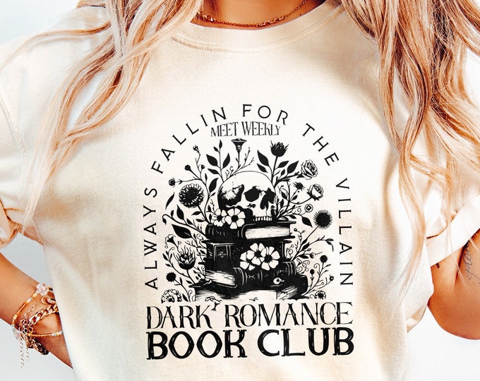 Dark Romance Book Club PNG, Book Lover, Bookish Png, Smut Lover Gift, Dark Romance Book, Spicy Book Lover, Morally Grey Book Sublimation