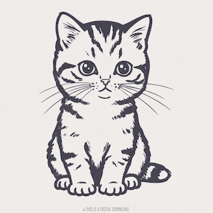 Chat mignon Png, chaton png, drôle de chat Png, chats vintage png, chat rétro Png, Crazy Cat Lady, chat Tshirt Png, animal mignon png, téléchargement numérique