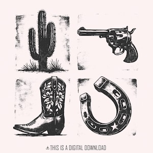 Westers png-ontwerp, pokerkaarten, retrowestern, trendy cowboy-png, sublimatieontwerp, direct downloaden, cowboylaarzenkunst