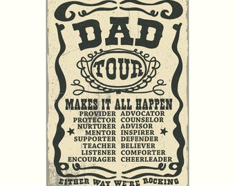 Fatherhood Tour PNG, Whiskey Dad Shirt Design, Happy Fathers Day, Vintage Label, Dad Quotes, Printable, Sublimation File, Digital Download