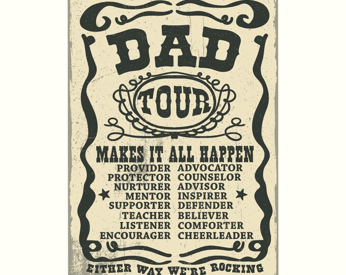 Fatherhood Tour PNG, Whiskey Dad Shirt Design, Happy Fathers Day, Vintage Label, Dad Quotes, Printable, Sublimation File, Digital Download